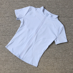 Women’s Slim Fit Zip Front Yoga Shirt | Quick Dry Fitness & Running Activewear