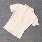 Women’s Slim Fit Zip Front Yoga Shirt | Quick Dry Fitness & Running Activewear