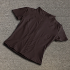 Women’s Slim Fit Zip Front Yoga Shirt | Quick Dry Fitness & Running Activewear