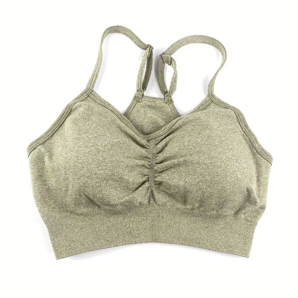 Seamless Yoga Sports Set Women Gym Fitness Two Piece Set Women Yoga High Waist Sport Push Hip Leggings Workout Clothes for Women