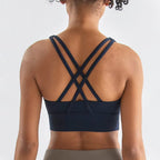 Nylon Top Women Bra Sexy Top Woman Breathable Underwear Women Fitness Yoga Sports Bra for Women Gym 30 Colors