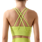 Nylon Top Women Bra Sexy Top Woman Breathable Underwear Women Fitness Yoga Sports Bra for Women Gym 30 Colors