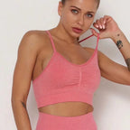 Seamless Yoga Sports Set Women Gym Fitness Two Piece Set Women Yoga High Waist Sport Push Hip Leggings Workout Clothes for Women