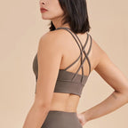 Nylon Top Women Bra Sexy Top Woman Breathable Underwear Women Fitness Yoga Sports Bra for Women Gym 30 Colors