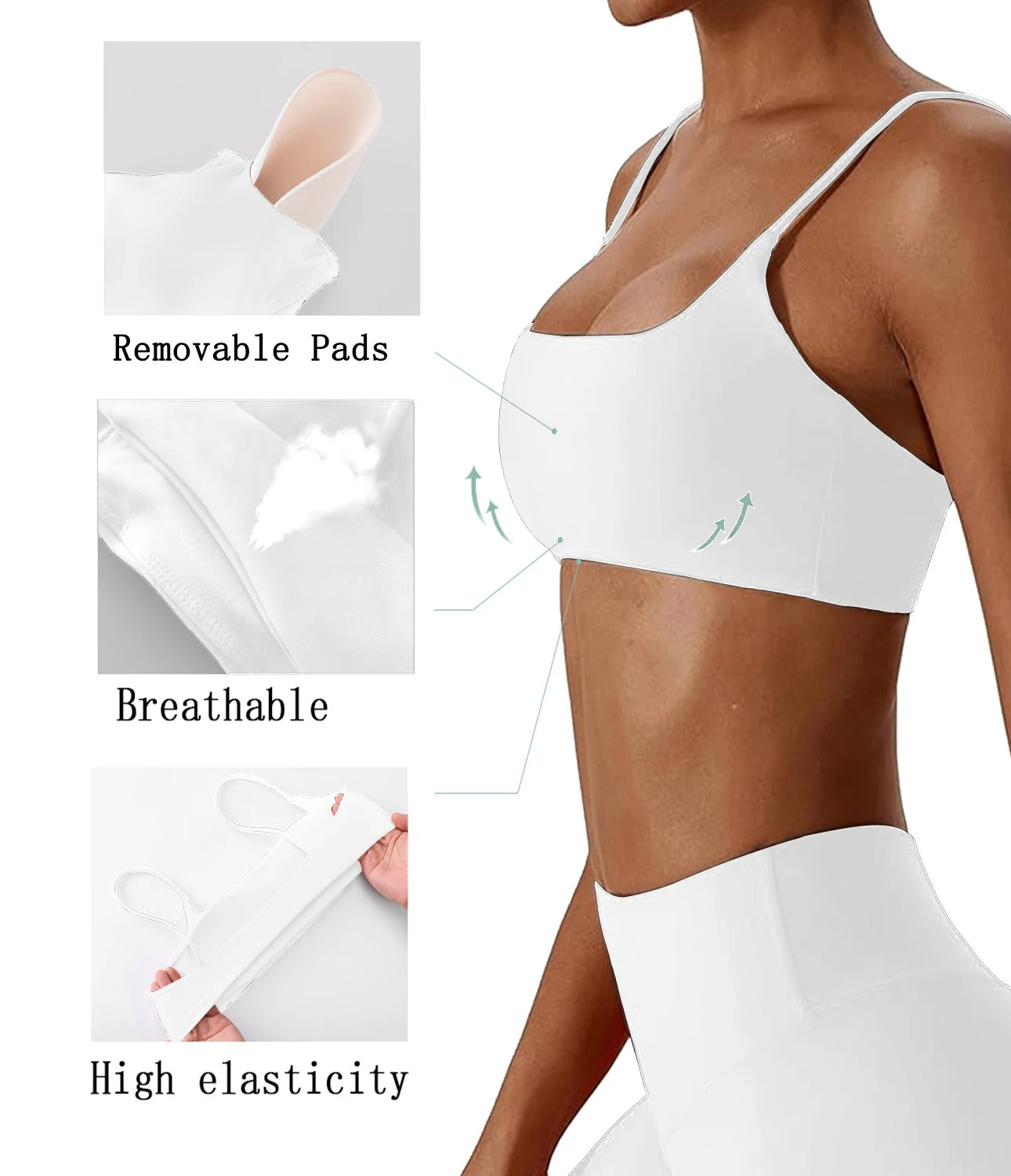Women’s Cross Back Sports Bra | Super Soft Seamless Yoga & Fitness Top