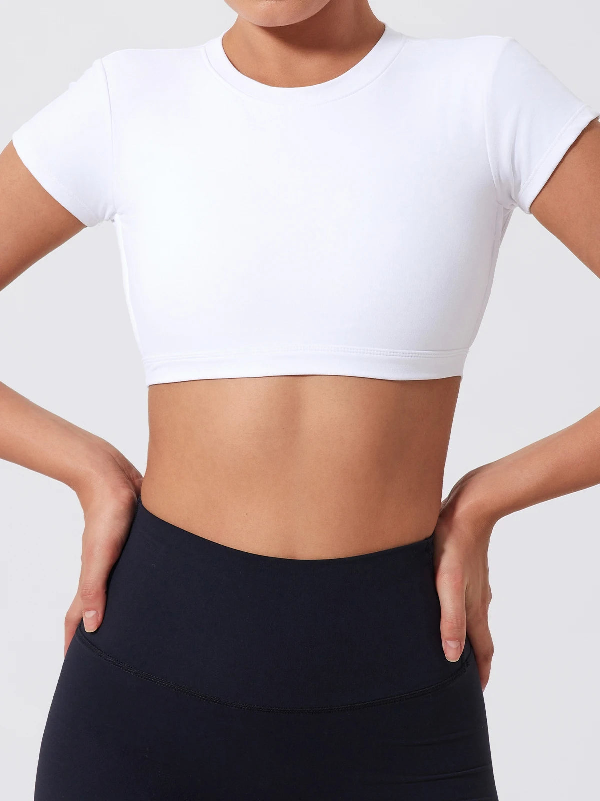 Flex Sculpt Open-Back Crop Top