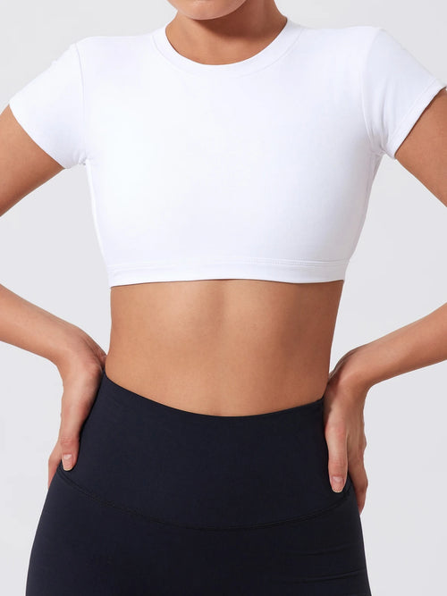 Flex Sculpt Open-Back Crop Top