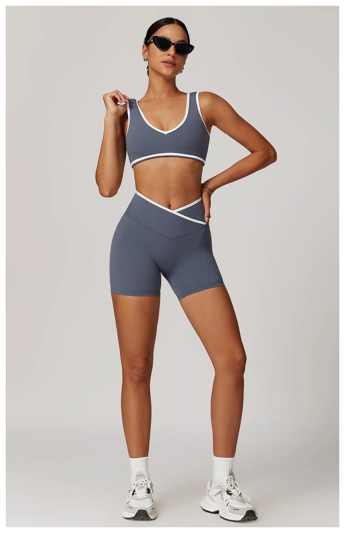 Women's Sculpting Workout Set – Bra & Shorts