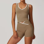 Women's Sculpting Workout Set – Bra & Shorts