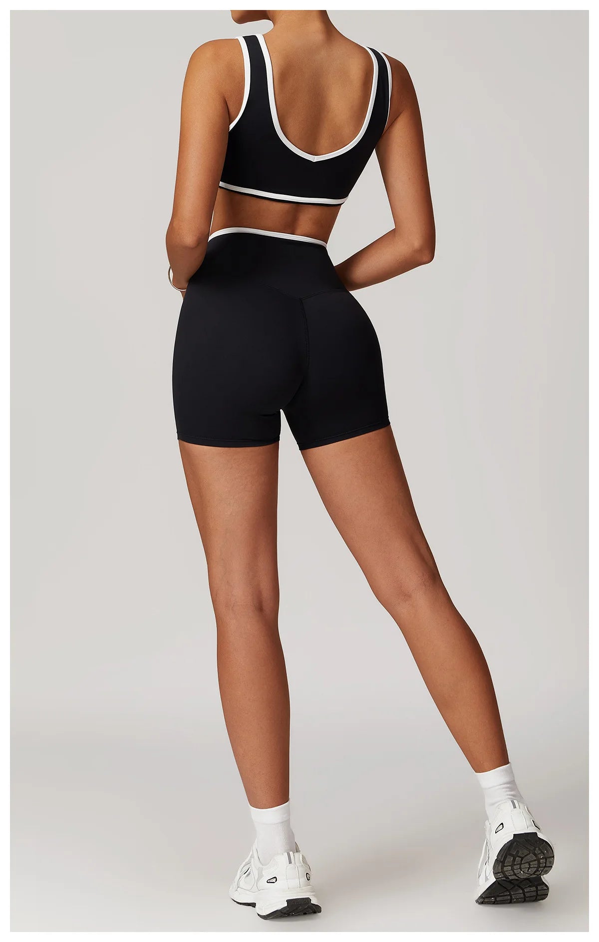 Women's Sculpting Workout Set – Bra & Shorts