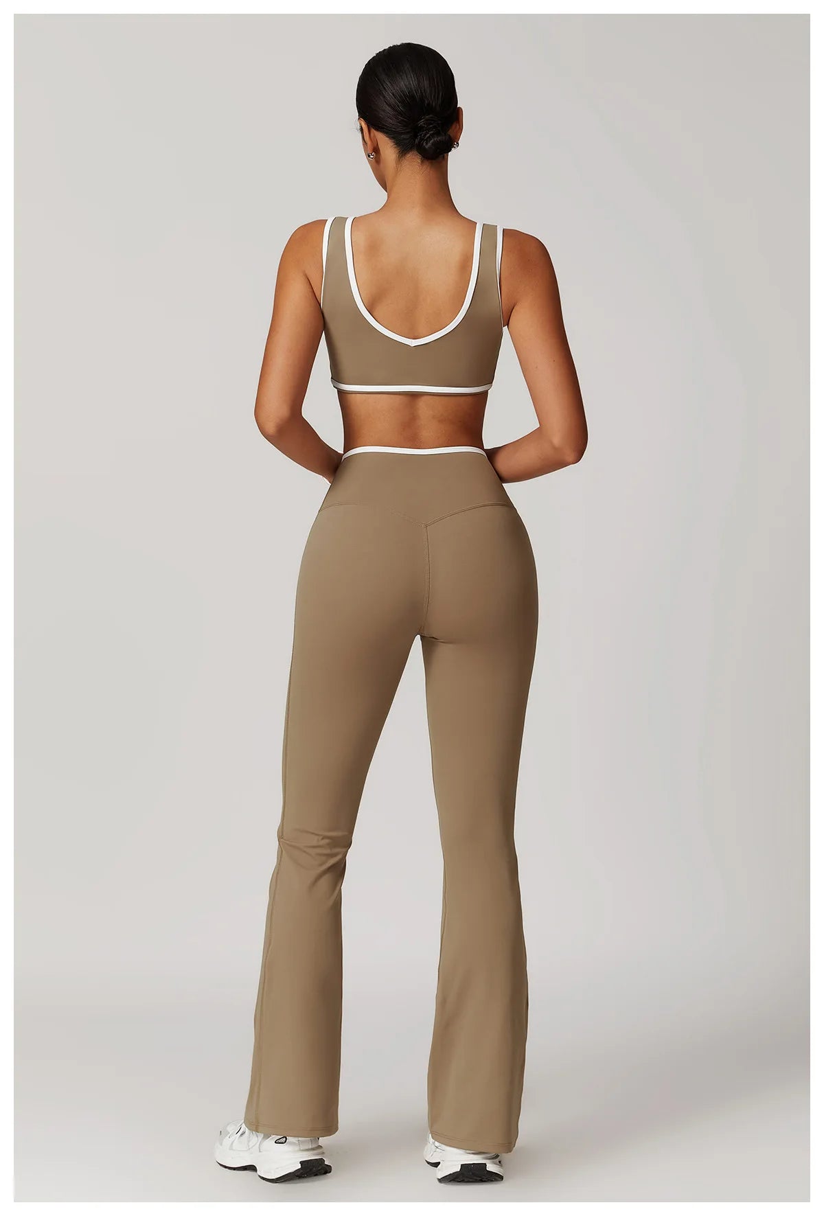 Women's Sculpting Workout Set – Sports Bra & High-Waist Leggings