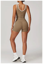 Women's Sculpting Workout Set – Bra & Shorts