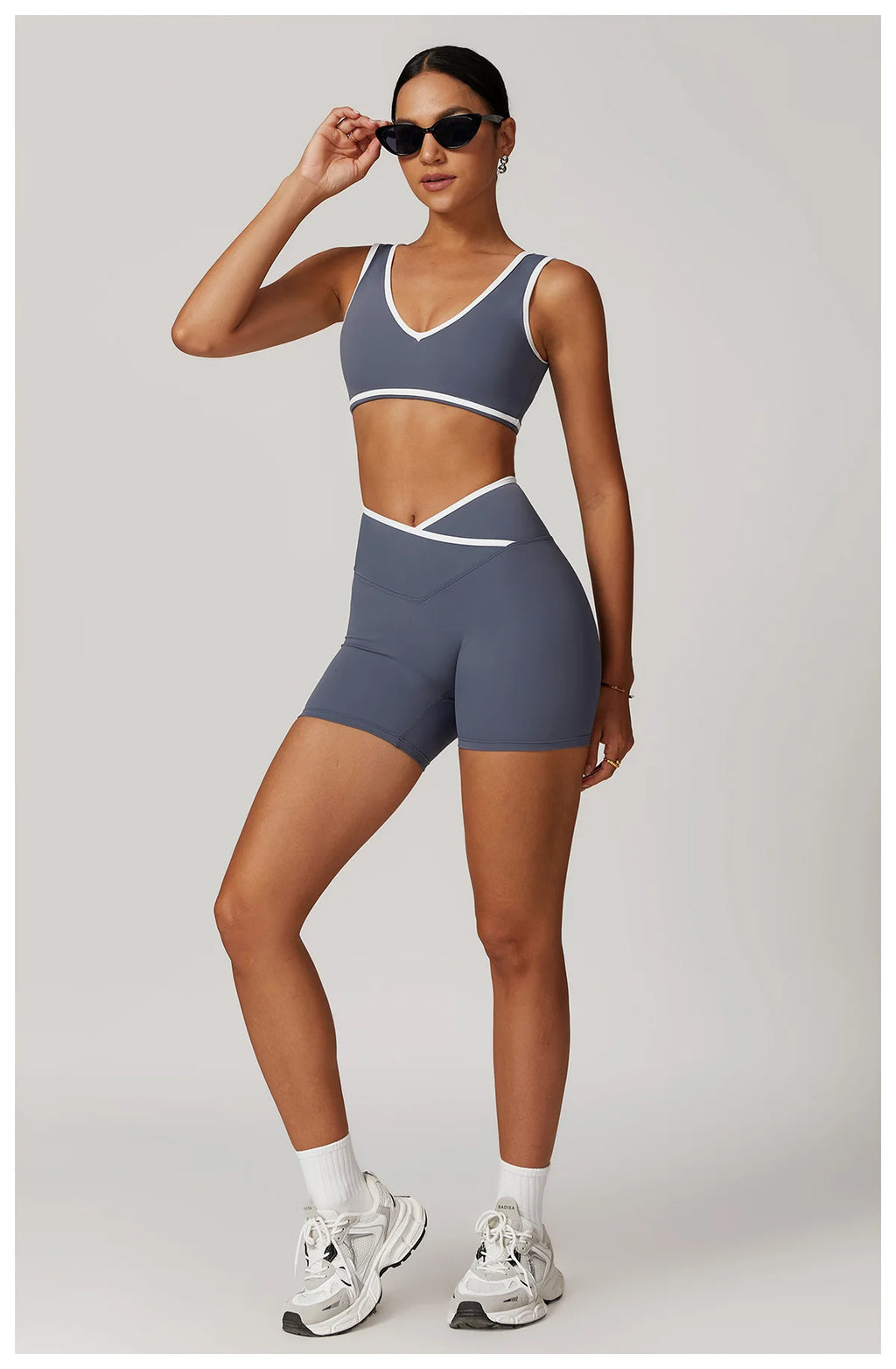 Women's Sculpting Workout Set – Bra & Shorts