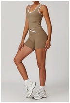 Women's Sculpting Workout Set – Bra & Shorts
