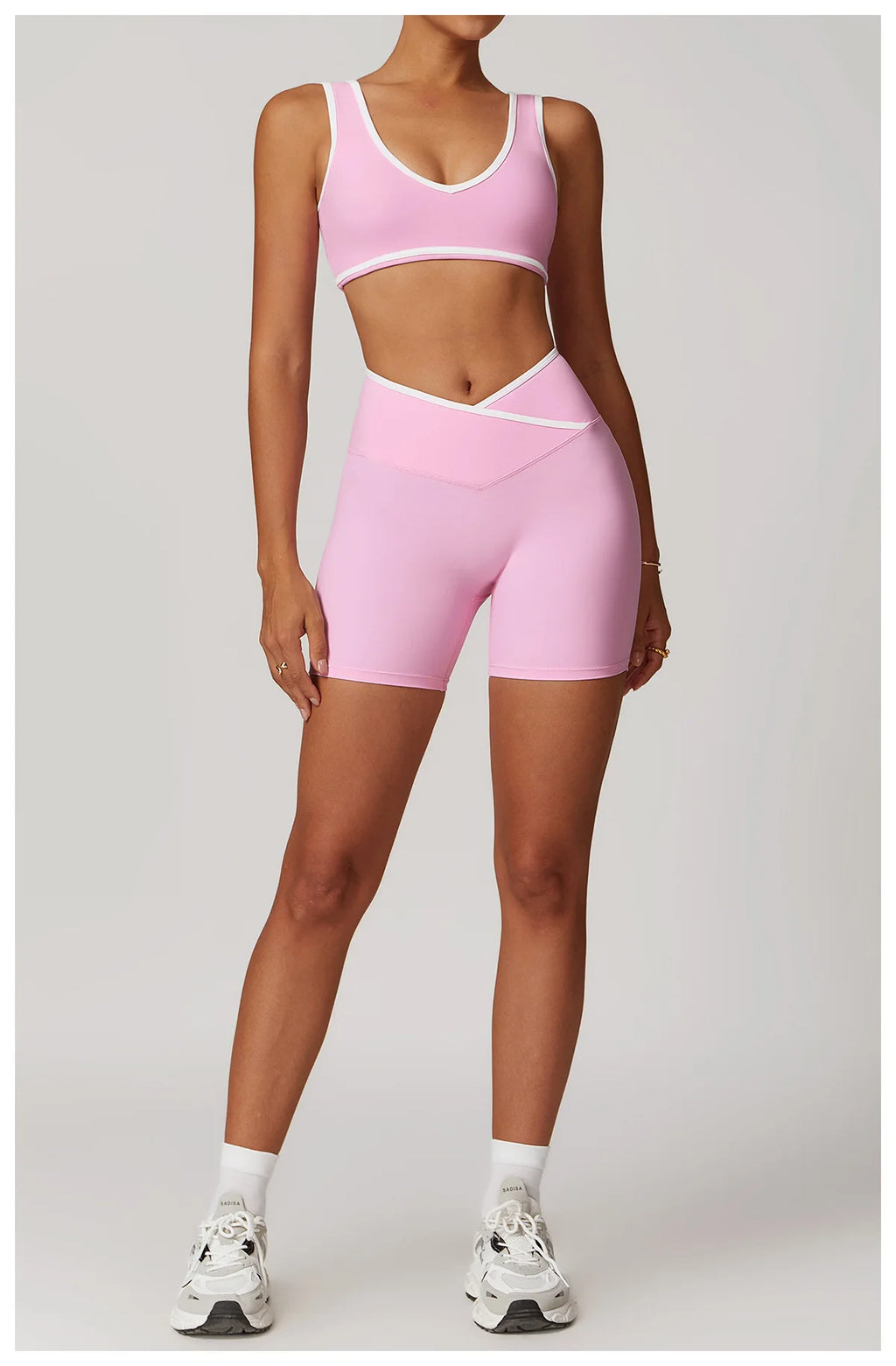 Women's Sculpting Workout Set – Bra & Shorts