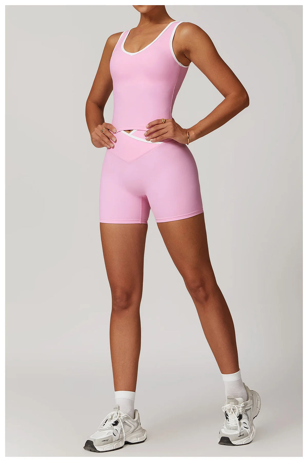 Women's Sculpting Workout Set – Bra & Shorts