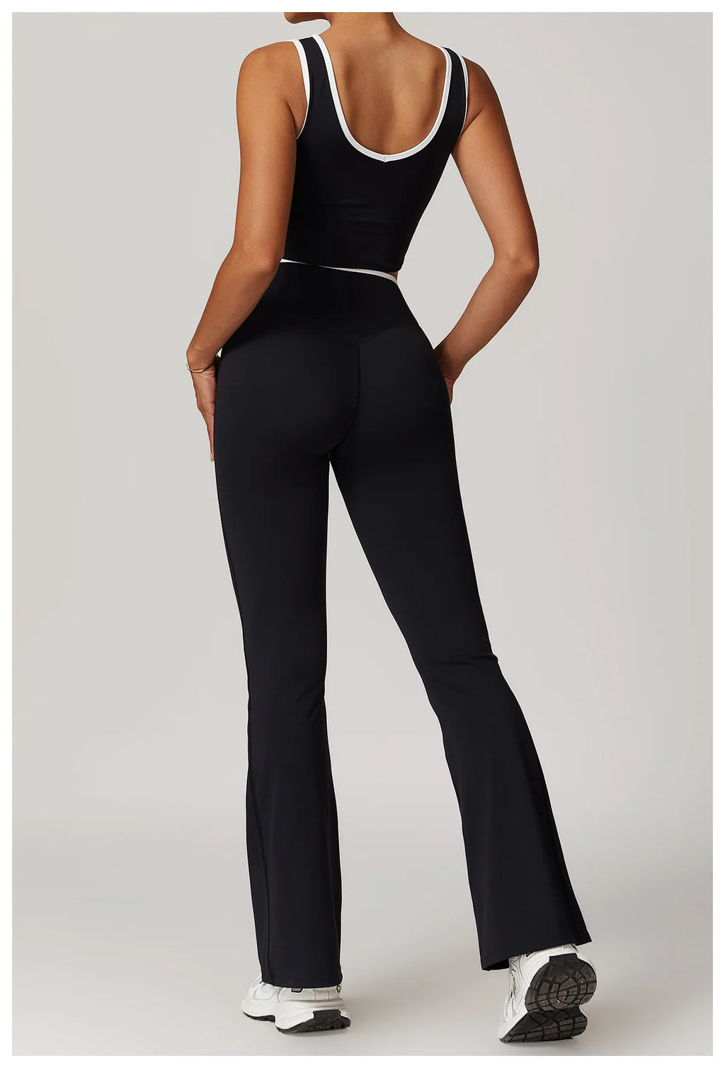 Women's Sculpting Workout Set – Sports Bra & High-Waist Leggings