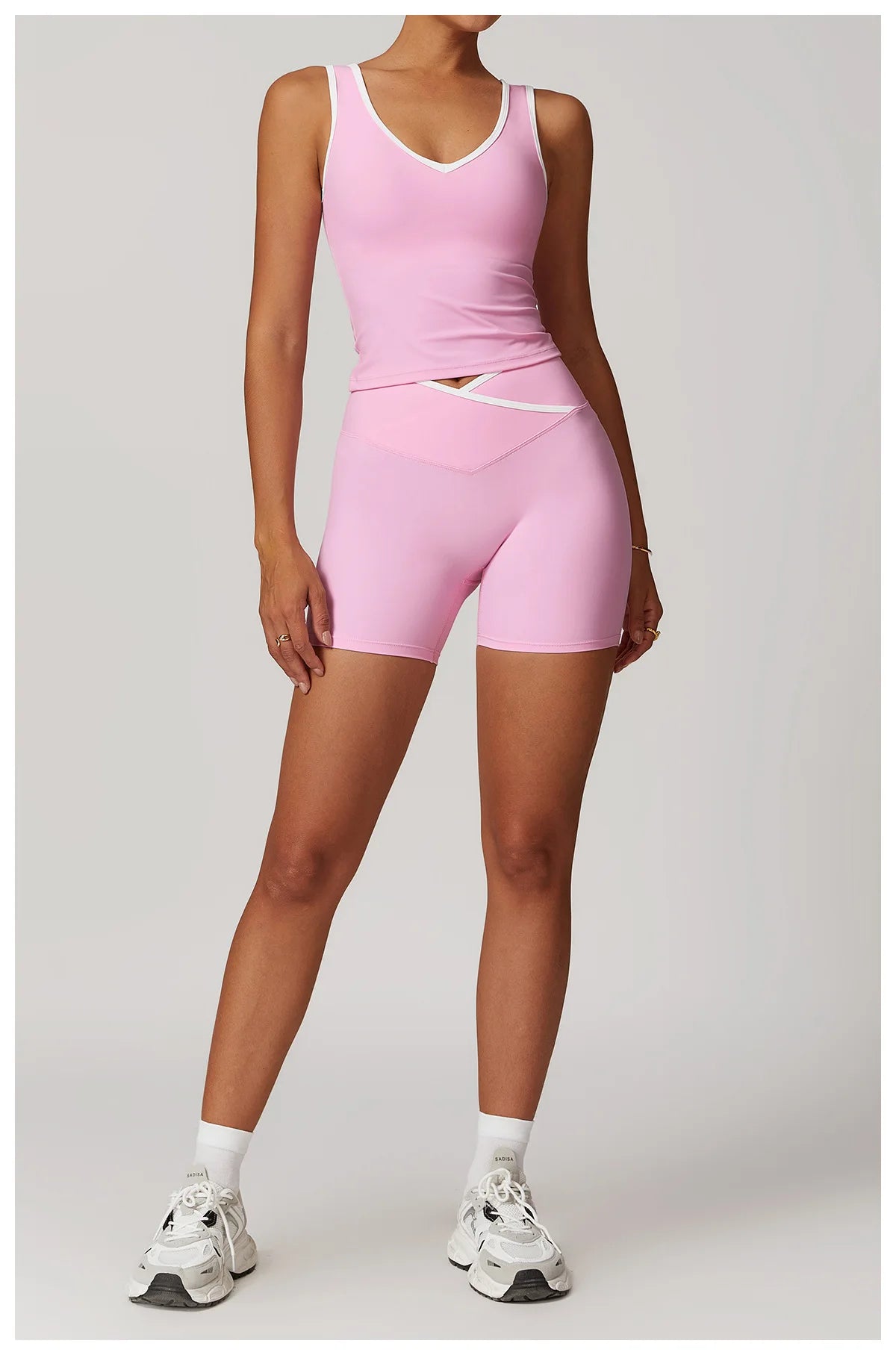 Women's Sculpting Workout Set – Bra & Shorts
