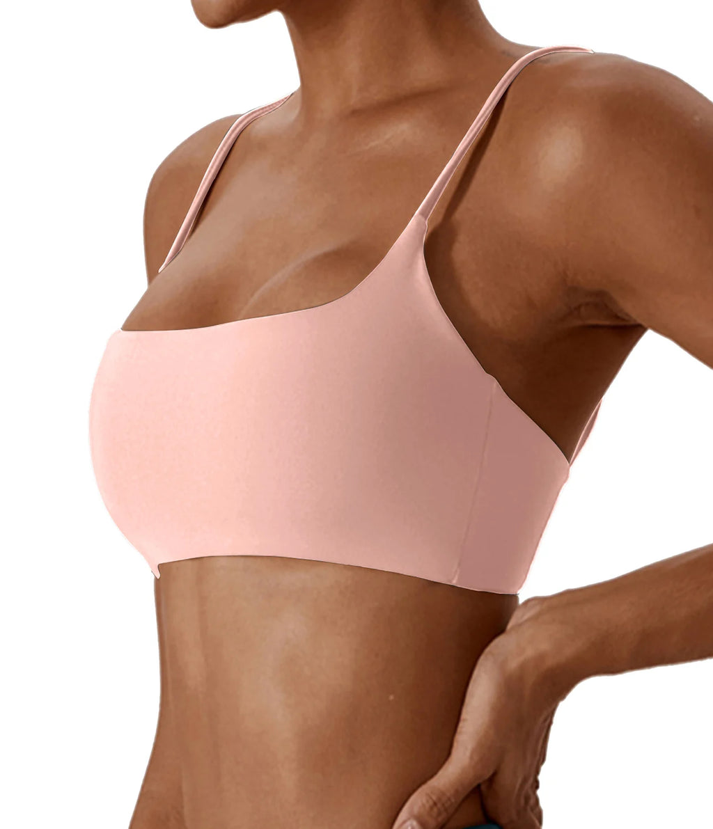 Women’s Cross Back Sports Bra | Super Soft Seamless Yoga & Fitness Top