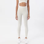 Nylon Tights Yoga Women'S Pants Leggings Gym Fitness No T Line High Waist Hidden Pocket Solid Color Sports Pants 42 Color